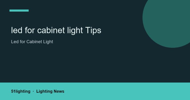 led for cabinet light Tips