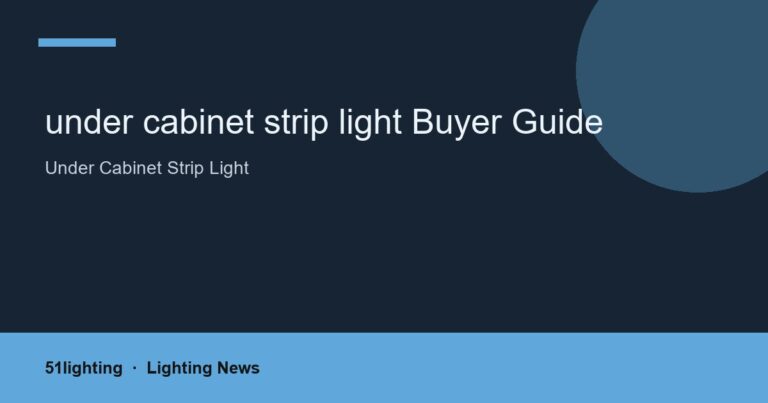 under cabinet strip light Buyer Guide