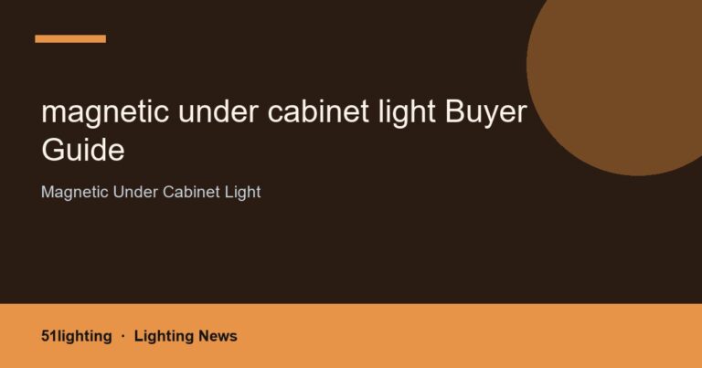 magnetic under cabinet light Buyer Guide
