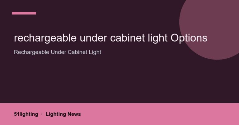 rechargeable under cabinet light Options