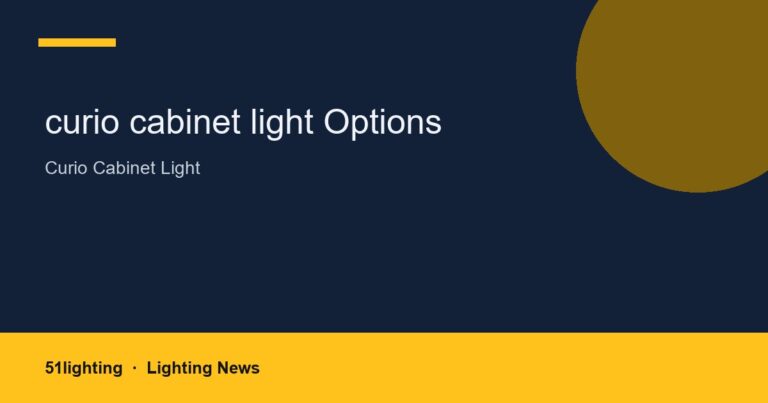 curio cabinet light Options