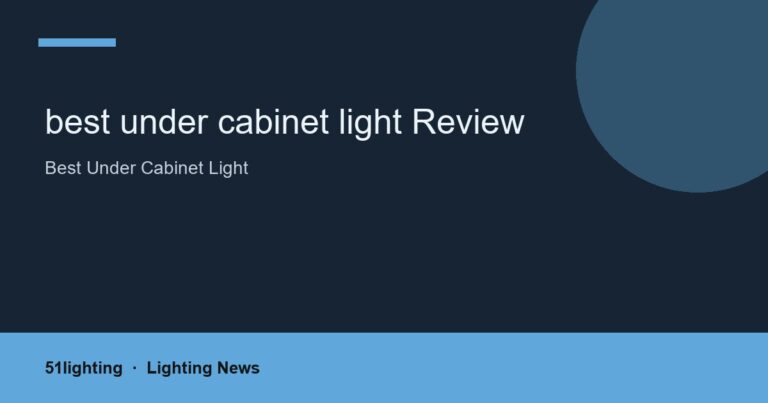 best under cabinet light Review