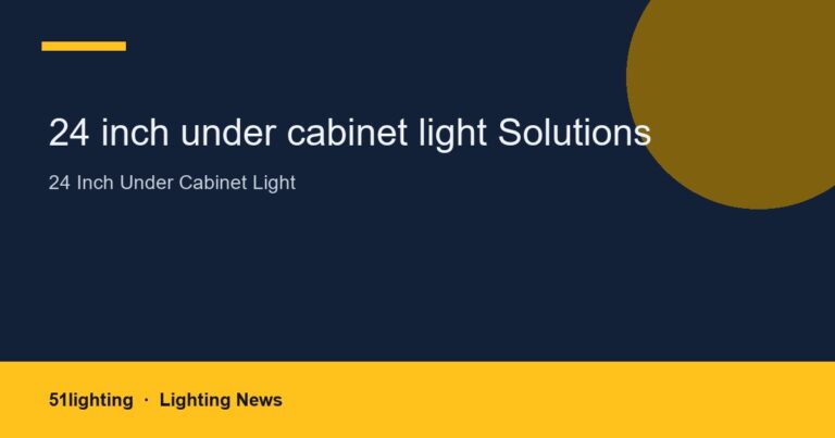 24 inch under cabinet light Solutions