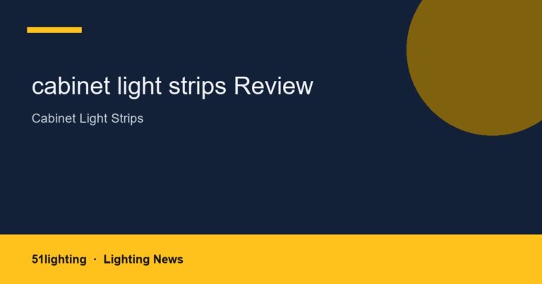 cabinet light strips Review