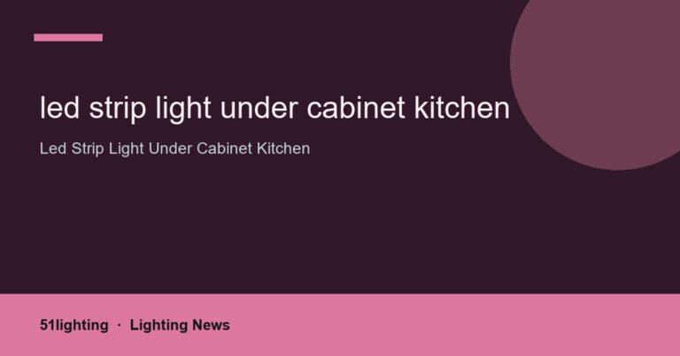 led strip light under cabinet kitchen
