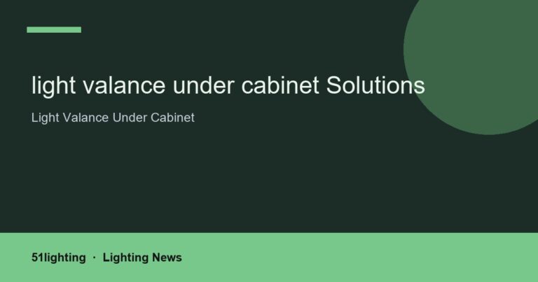 light valance under cabinet Solutions