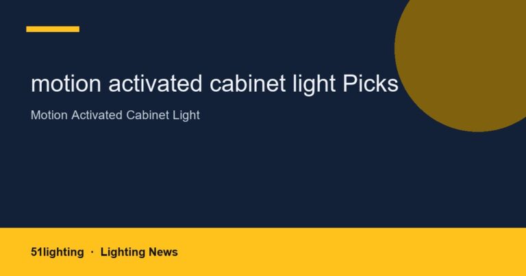 motion activated cabinet light Picks