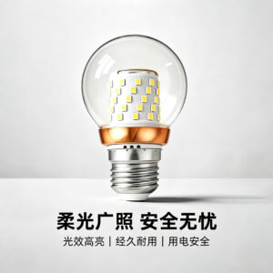 24V Safety Low-Voltage LED Bulb, DC E27, for Outdoor Courtyard Use