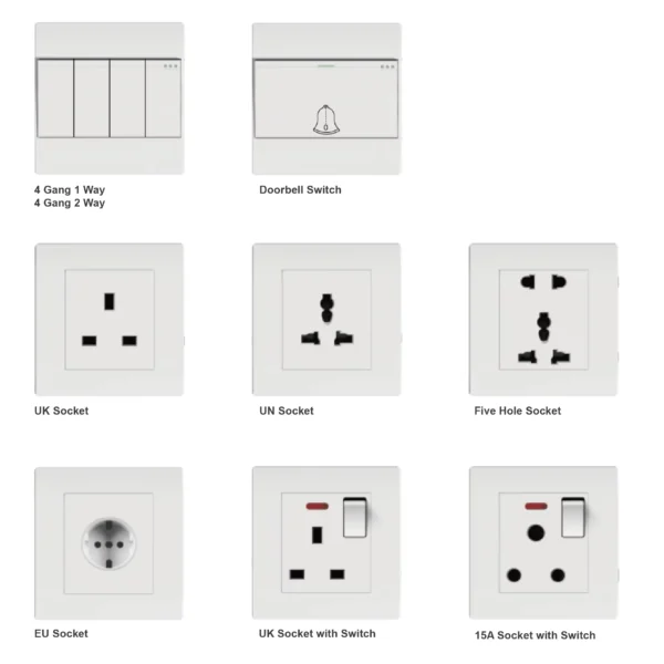Type 86 Hospital Universal Multifunctional USB Remote Control PC White Industrial Home Use Socket