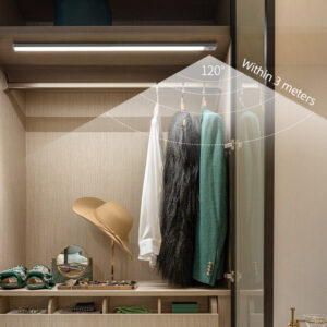 Under Kitchen Led Cabinet Lights Wireless Lighting Rechargeable Motion Sensor Cabinet Light for Closet Jewelry Living Room