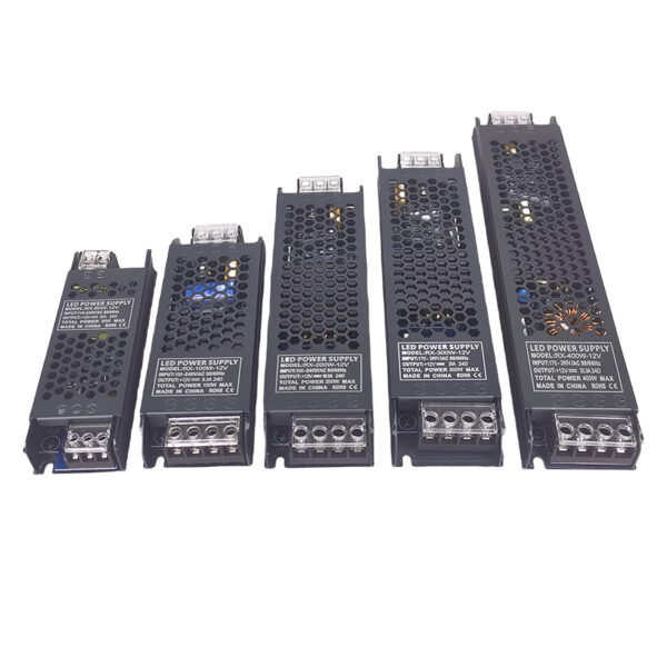 12V 24V 60W 100W 200W 300W 400W Power Transformer Strip Light LED Driver Popular Led Driver Switching Power Supply