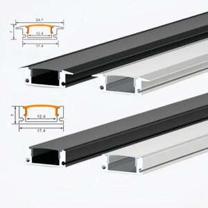 ShenZhen Manufacturer Gutter in Aluminum Led Light Led Strips Channels Aluminum Profile Perfil De Aluminio Led for Ceiling