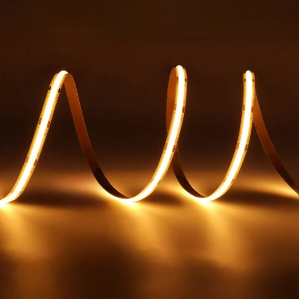 24V Cct Cob Led Strip Light 3000K to 6000K Dual Color Dimmable COB Flexible LED Strip Light 5m/roll Smart Cct LED Strips