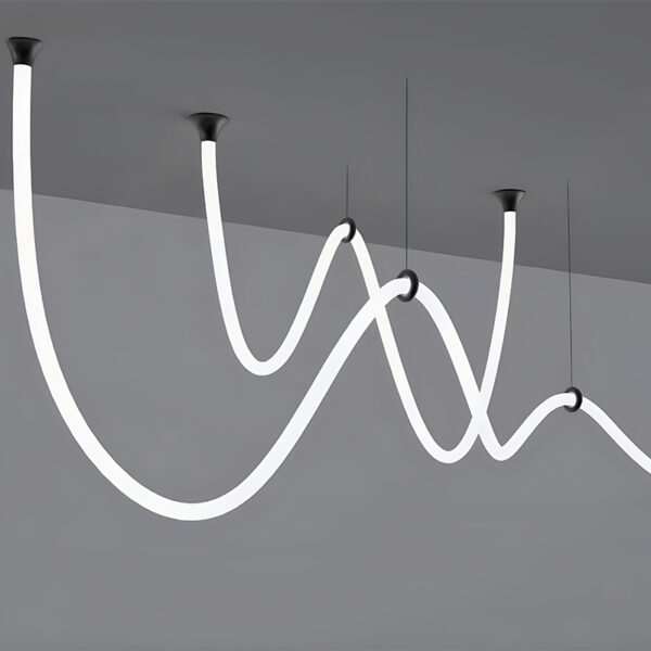 Customizable 24v Neon Led Flexible Profile Strips Lights Ceiling-Mounted 360 Degree Weave Silicone Linear Light