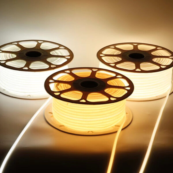 110V COB 50m Strip Light 220V 288leds IP65 100m Plug-in Cob Led Strips Flexible PVC Tape Outdoor 230v 240v Led Strip Light
