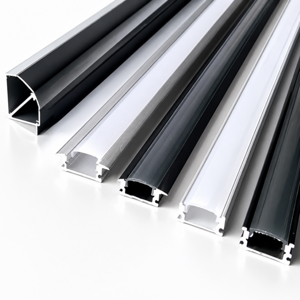 Hot Sale Recessed Profile 1M 2M 3M Aluminum Profiles Wholesale Channel Led Light Channel PC Cover Ceiling Profile Channel