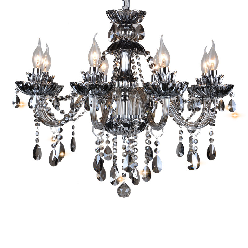 Brand Balcony Color-Changing Large Crystal Chandelier Cake Stand