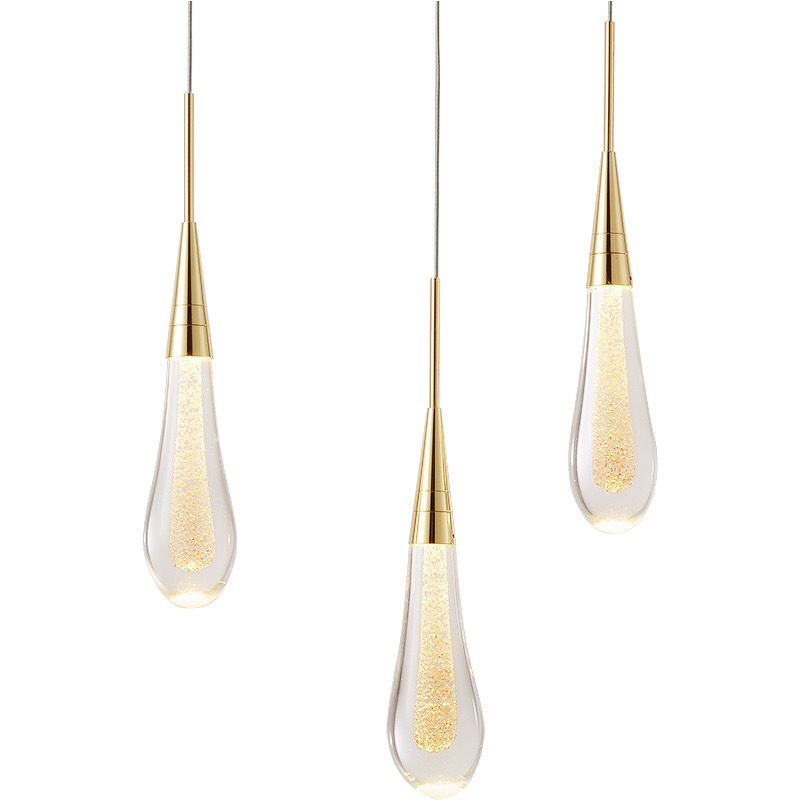Drop Modern Lights Chandeliers Led Ceiling Pendant Home Luxury Glass Crystal Lamp Chandeliers Vanity Lighting Light