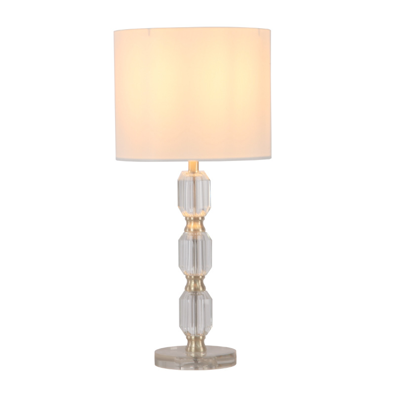 Hot Selling Modern Nordic Crystal Dining Table Light Decorative Led Bedroom Bedside Table Lamp