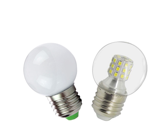LED Magic Bean Bulb E27 Tricolor Transparent Small Round Bulb 5W 7W Energy Saving Bulbs