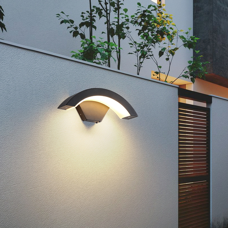 Wall Bracket Light Outdoor Villa Garden Waterproof Cylinder Led Lamps Corridor Wall Light Fixture