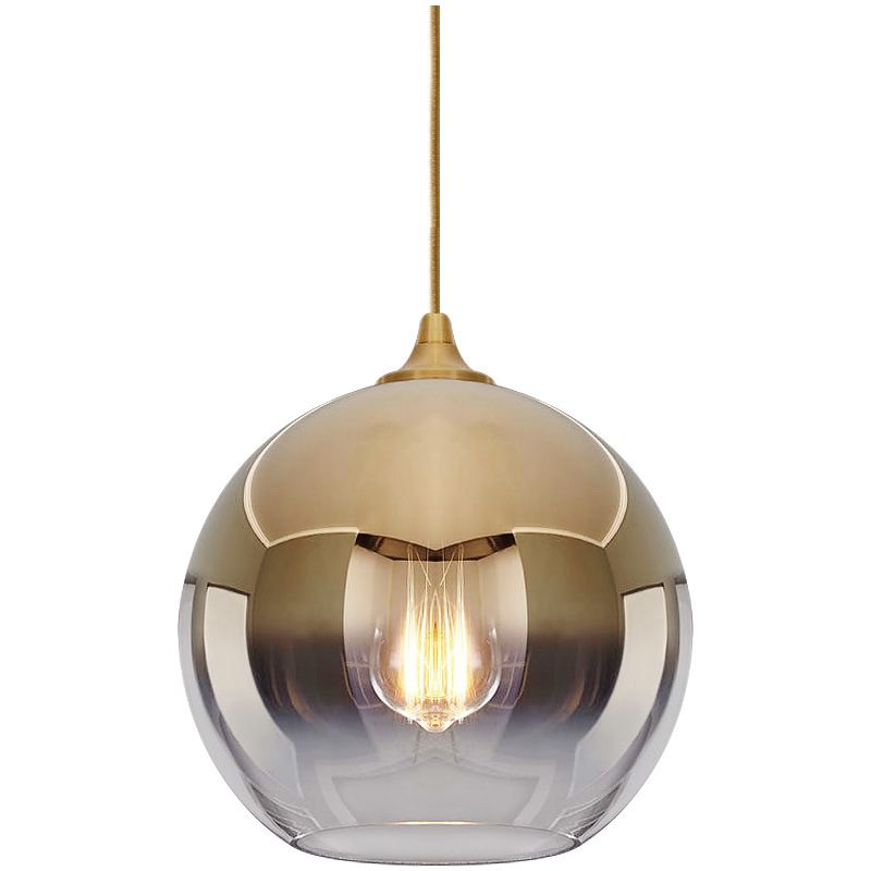 Nordic Ball Post-Modern Simple Study Bedroom Bedside Bar Dining Room Single-Head Glass Small Chandelier