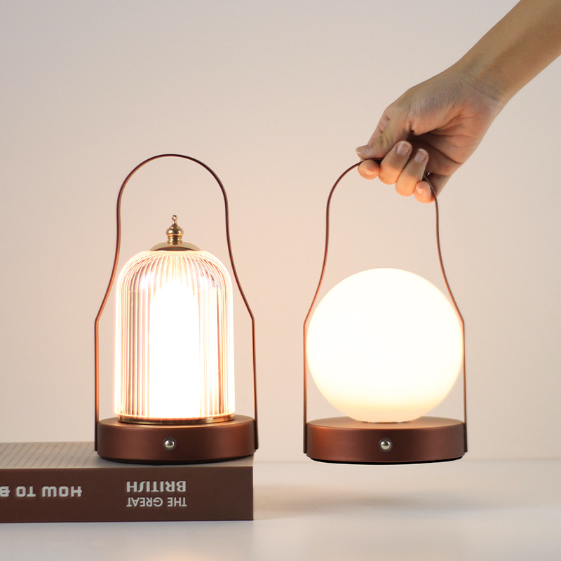 2024 Usb Rechargeable Bedroom Decoration Led Night Light Outdoor Portable Camping Lamp Portable Led Light Table Light