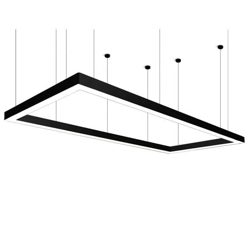 Spotlight Surface Mounted LED Line Light Linear Long Strip Bar Office Supermarket Store Corridor Hanging Lamp Chandelier
