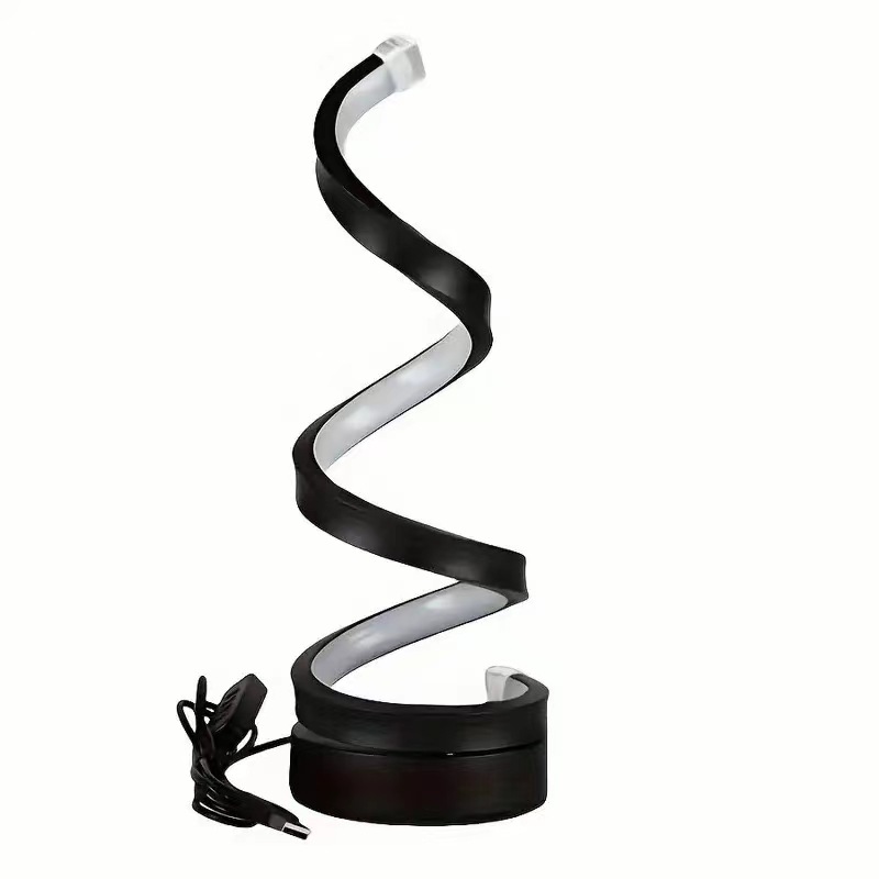 New Bedroom Desktop Decorative Bedside Plug-In Three-Color Snake-Shape Table Lamp Stepless Dimming Night Light