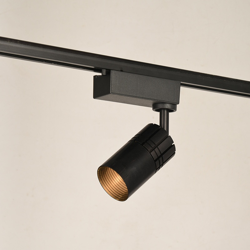 Aluminum Body Restaurant Kitchen  Rail Type Glare Ktv bar Walnut Light No Main Light Home Living Room Led Spotlight Track Lights