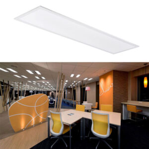 Professional Commercial Office Lighting Fixture 1195X595mm Rectangular Flat Frame Light Ceiling 115ml Led Panel Light