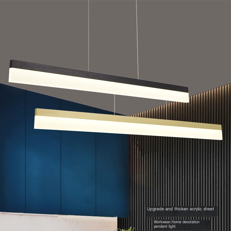 Modern Indoor Linkable Lighting Decorative Batten Lamp Hanging Suspended Conferensroom Office Aluminum Led Strip Linear Lights