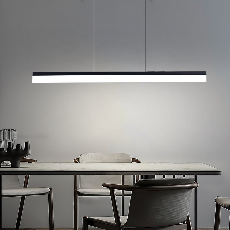 Contemporary Profile Office LED Pendant Ceiling Light Suspended Mount Aluminum Office Linear Lighting Pendant Chandelier Lamp