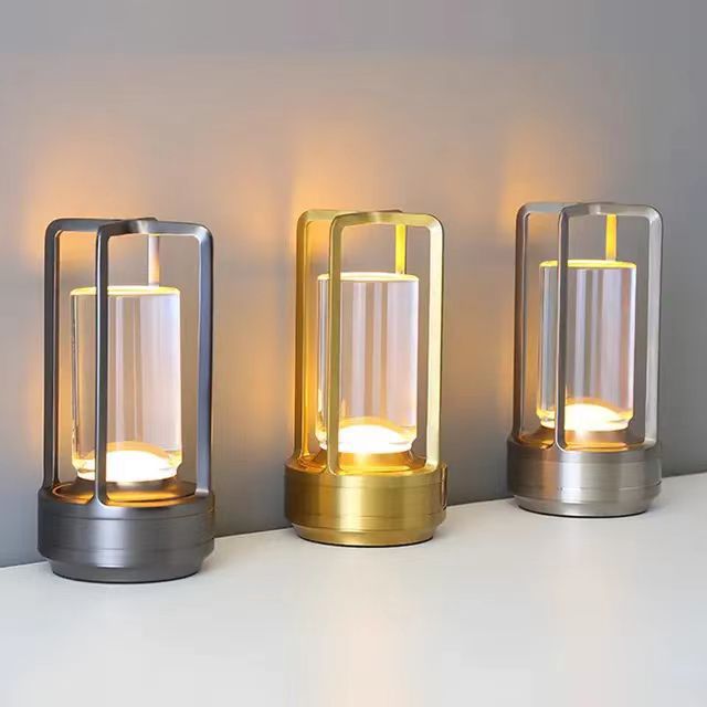 Decor Outdoor Led Lamp Usb Charge Hotel Dining Wine Bottle Cordless Table Party Lighting Cordless Table Lamp with Touch Sensor