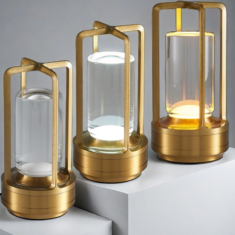 Modern Eye Protection 3 Color  Control Stepless Dimming Rechargeable  Study Desk Small USB LED Cordless Portable LED Table Lamp