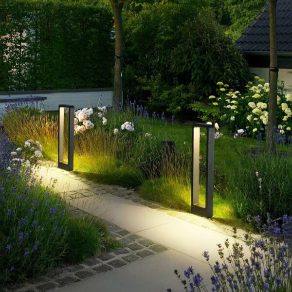 JACKSUN Modern Outdoor LED Lawn Light Waterproof IP65 Aluminum Courtyard Landscape For Garden Homestay Villa Grass For Outdoor