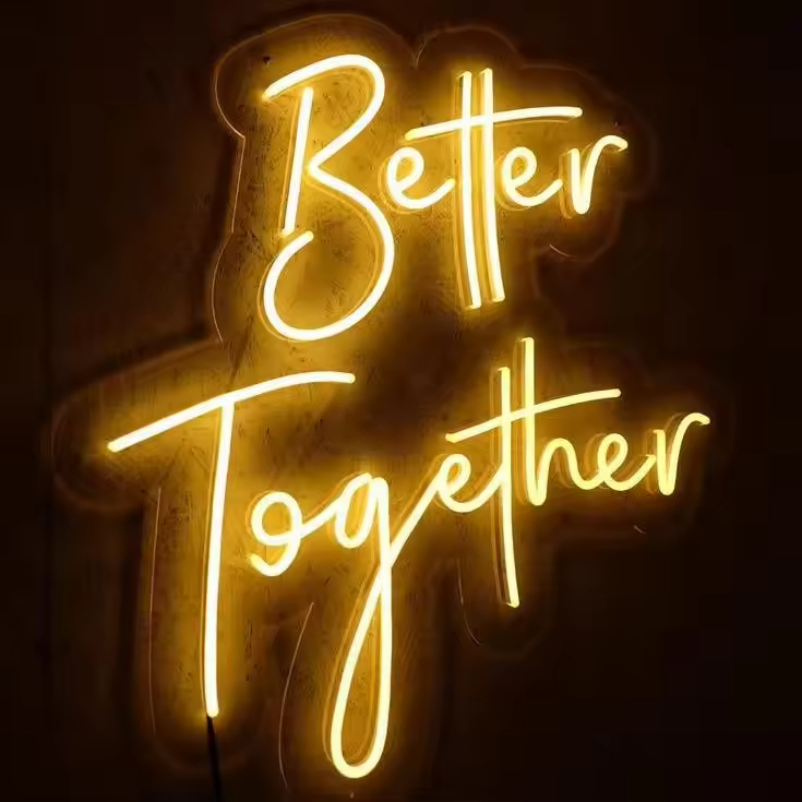 Custom LED Neon Light Signs - Wedding Birthday Bachelorette Party Decor with Color Changing