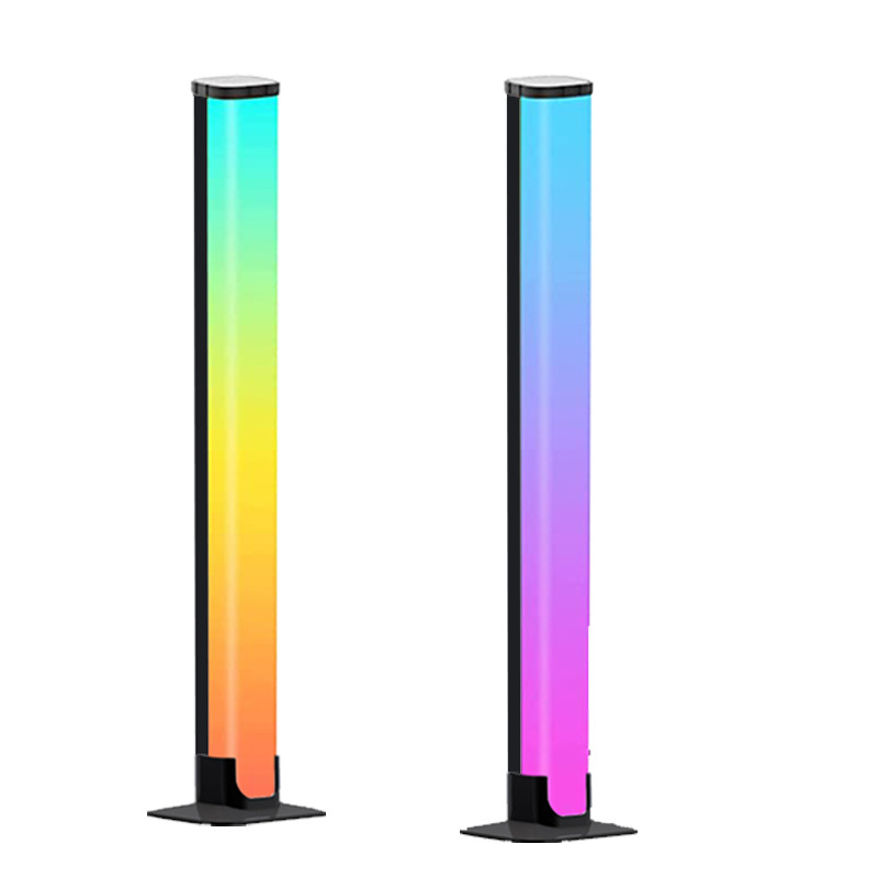 Smart LED Light Bars Colorful Sound Activated Rhythm Light Usb Rechargeable For Room Decoration Car Computer Desktop