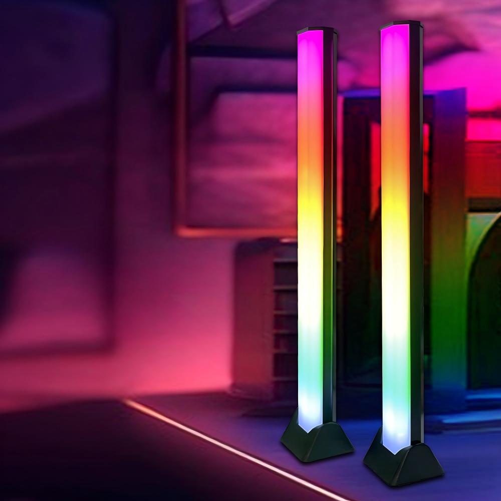 MOES RGB Light Bar PC Desktop Home Decor Cabinet Backlight Gaming Room Music Sync Rhythm USB Powered With IR Remote Control