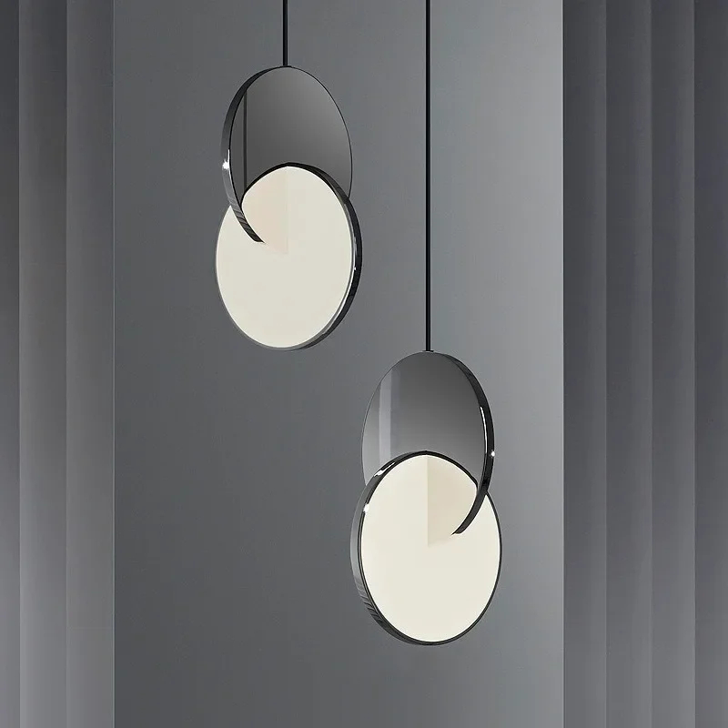 Modern LED Restaurant bar Counter Pendant Lights Art Minimalist Bedroom Bedside Background Wall Decor Hanging Lamp