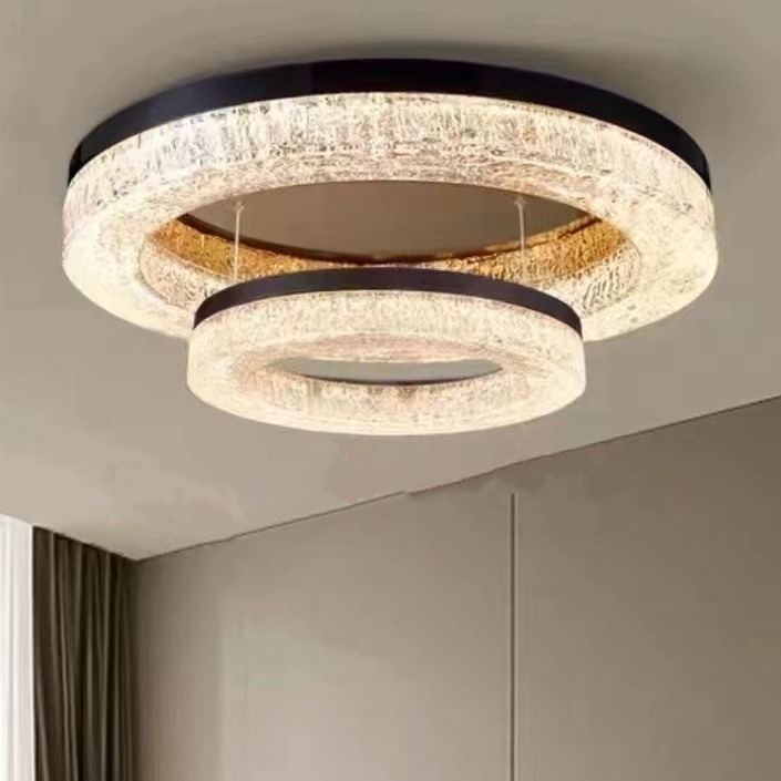 Modern Italian Minimalist Acrylic Ring Ceiling Light Lamp Designer 2026 New Dining Room Master Bedroom Room Light Living Room
