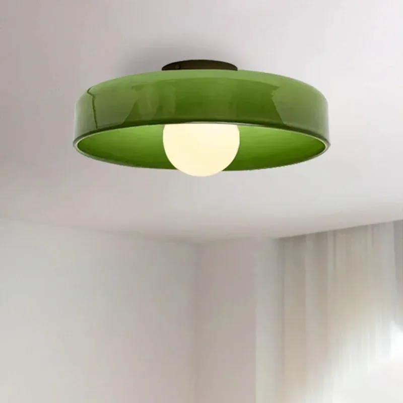 Nordic Modern LED Glass Ceiling Light 25/35cm Multi Color G9 AC Powered for Bedroom Living Room Foyer Study Decorative Lighting