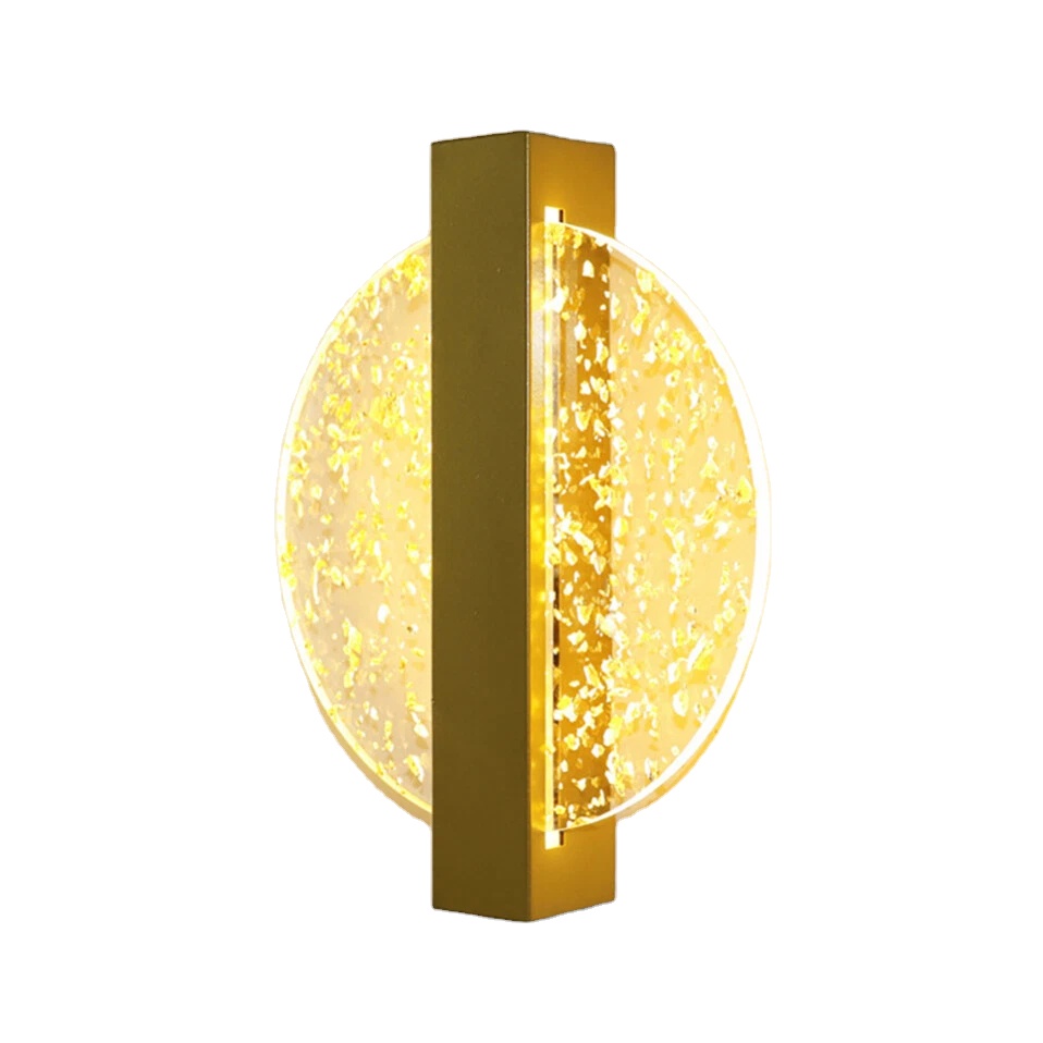 Modern Round LED Wall Lights Sconce Warm White Lamp Indoor for Hallway Bedroom