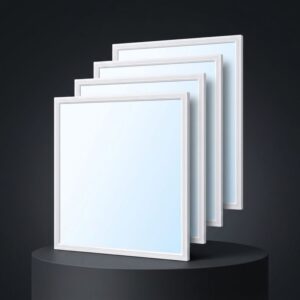 ETL Certified Modern Home Office Aluminum 40W 5000LM Ultra-Thin CCT Switchable Adjustable Dimmable 2x2 ft 4x4 Flat LED Panel