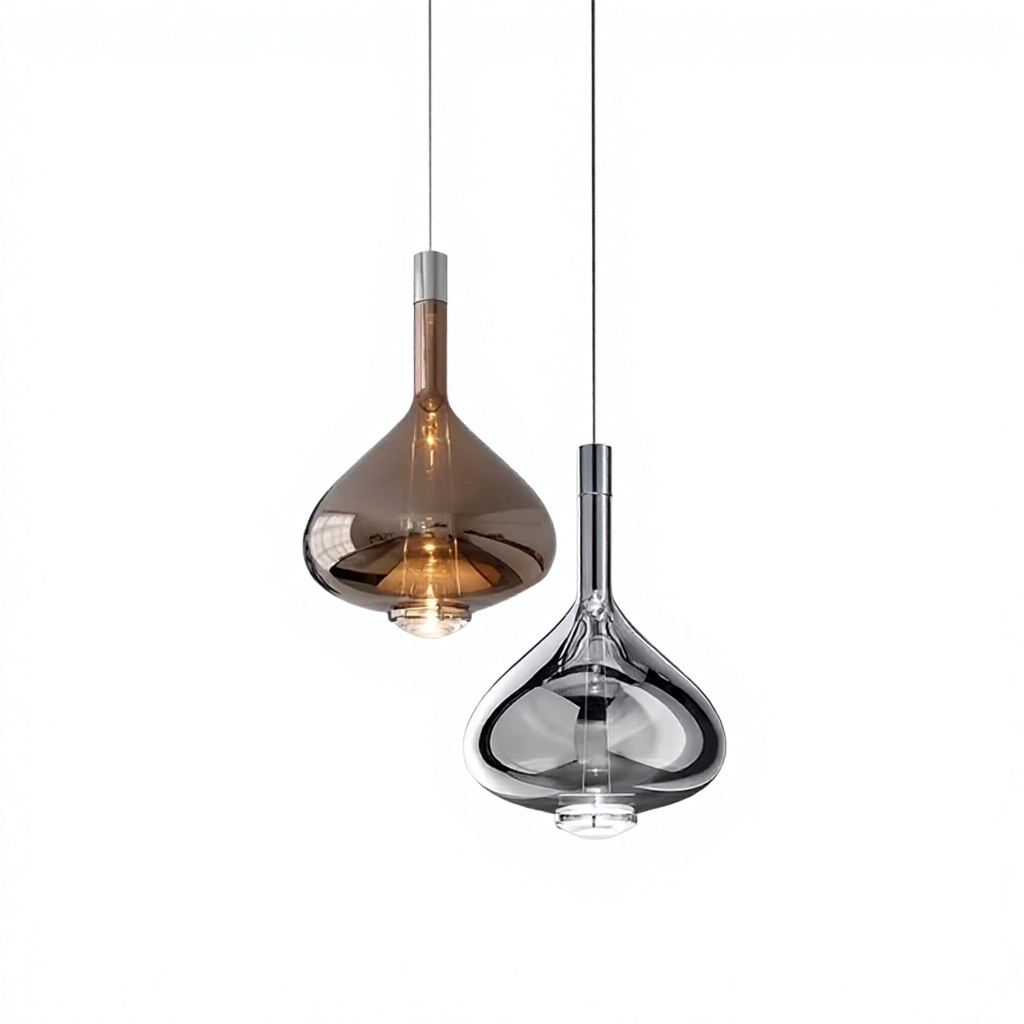Italian Designer LED Glass Chandelier Hotel Kitchen Restaurant Bar Bedroom Pendant Lamp Indoor Hanging Lighting Decor