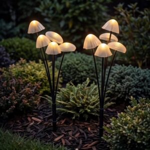 Set Of 3 Solar Powered LED