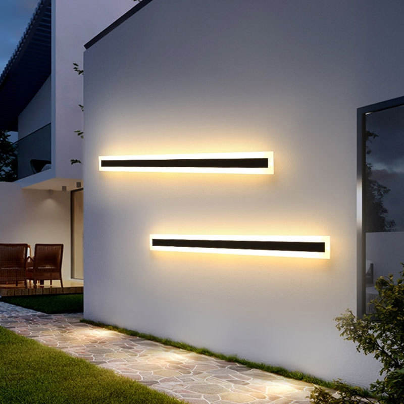 Modern Nordic LED Linear Strip Light Waterproof IP65 Design for Bedroom Hallway Lighting Wall Ceiling Living Room Interior Decor