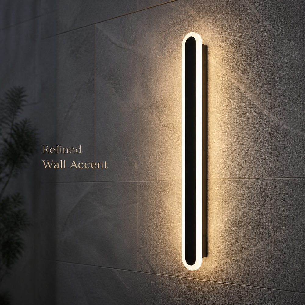 LED Outdoor Wall Light IP65 Modern Waterproof Outdoor Long Wall Light Garden Light Garden Balcony Decoration Outdoor Lighting