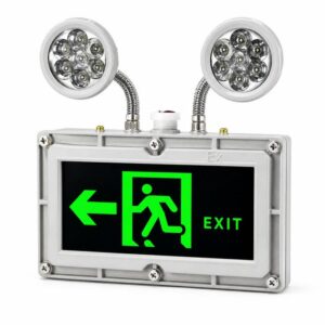 Heavy Duty 3W IP65 LED Explosion Proof Emergency Lighting Fixture Industrial Warehouse Factory Hazardous Location Wall Mount