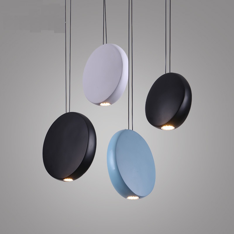 Modern Design LED Round Annular Resin Pendant Lamp